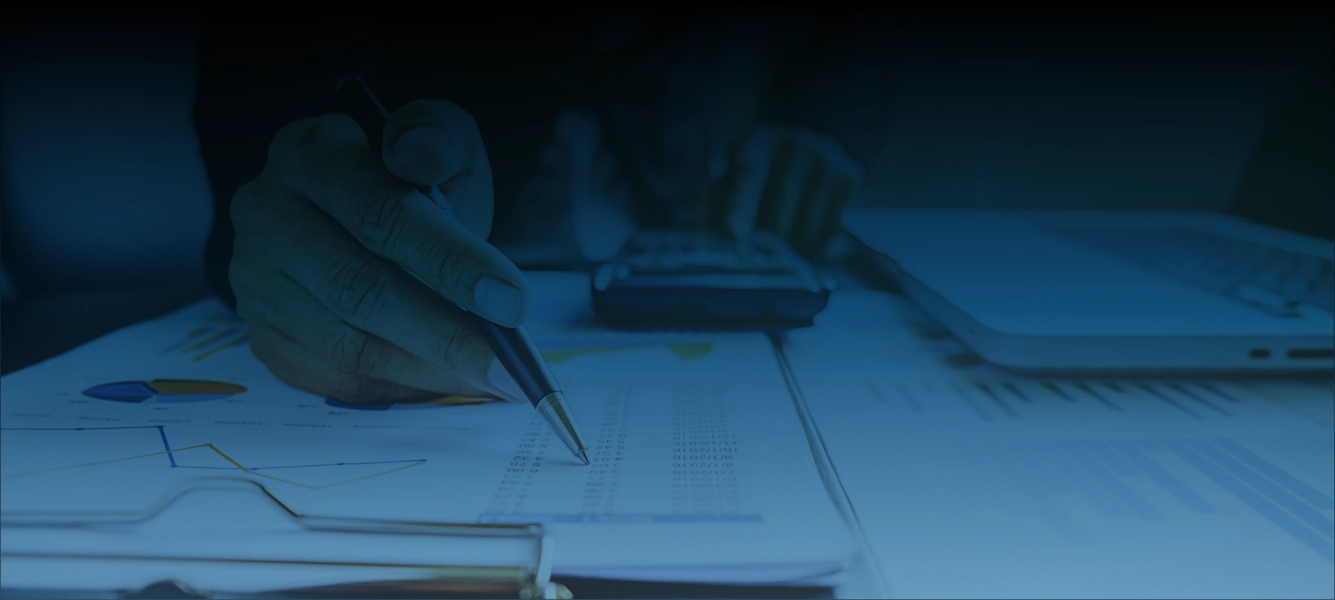 Accountant at work